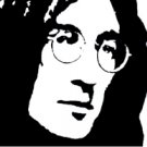 c08 ACEO John Lennon Pop Art Original Drawing 2.5 x3.5" Free Shipping