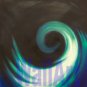 028 Swirl Pop Art Modern Abstract Painting  20"20