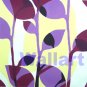 065 Leaf Graphic Pattern Mod Pop Art Painting on Canvas