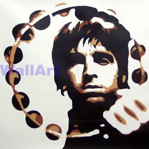 078 Noel Gallagher Oasis Pop Art Modern Painting Canvas