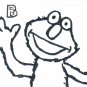 c40 Aceo Original pop art Sesame Street Elmo hand drawing