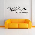Home Decor Welcome To Our Home Wall Decorative Sticker For Home Decoration