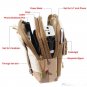 2Pcs Outdoor Camping Climbing Bag Tactical Molle Hip Multi-function Bags Waist Belt Wallet