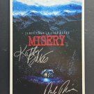 signed MISERY MOVIE Poster by 2 members of the Cast COA