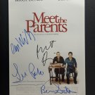 signed MEET THE PARENTS MOVIE Poster by 4 members of the Cast COA