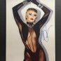 signed MILEY CYRUS Fashion Poster with CERTIFICATE of AUTHENTICITY