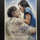 signed THE NOTEBOOK Movie Poster by 2 members of the Cast COA