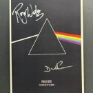 signed PINK FLOYD DARK SIDE OF THE MOON Album Poster by 2 band members - includes COA