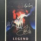 signed LEGEND Movie Poster by 3 members of the Cast COA