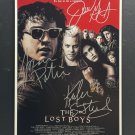 signed THE LOST BOYS Movie Poster by 3 members of the Cast COA