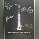 signed INTERSTELLAR Mankind Movie Poster by 4 members of the Cast COA signed INTERSTELLAR Mankind Movie Poster by 4 members of the Cast COA