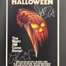 signed HALLOWEEN Movie Poster by 2 members of the Cast COA