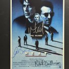 signed HEAT Movie Poster by 3 members of the Cast COA
