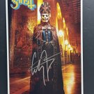signed GHOST PAPA EMERITUS Standing Promotional Poster by Tobias Forge - includes COA