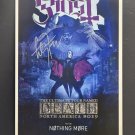 signed GHOST The Ultimate Tour Named DEATH Poster by Tobias Forge - includes COA