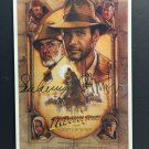 signed INDIANA JONES AND THE LAST CRUSADE Movie Poster by 2 members of the Cast COA