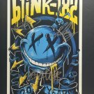 signed BLINK 182 - 20 YEARS Promotional Poster by 3 band members - includes COA