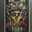 signed SICARIO Movie Poster by 3 members of the Cast - includes COA