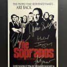 signed THE SOPRANOS Television Series Poster by 4 members of the Cast - includes COA