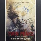 signed TWIN PEAKS Television Series Poster by 4 members of the Cast - includes COA