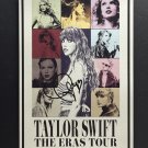 signed TAYLOR SWIFT - THE ERAS TOUR Collage Poster by Taylor Swift - includes COA signed TAYLOR SWIFT - THE ERAS TOUR Collage Poster by Taylor Swift - includes COA