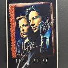 signed THE X FILES Television Series Poster by 2 members of the Cast - includes COA