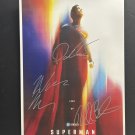 signed SUPERMAN Movie Poster by 3 members of the Cast - includes COA