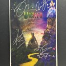 signed WICKED FOR GOOD Movie Poster by 4 members of the Cast - includes COA