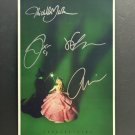 signed WICKED Movie Poster by 4 members of the Cast - includes COA