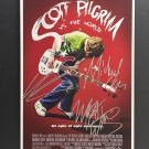 signed SCOTT PILGRIM vs THE WORLD Movie Poster by 3 members of the Cast - includes COA signed SCOTT PILGRIM vs THE WORLD Movie Poster by 3 members of the Cast - includes COA