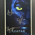 signed AVATAR Movie Poster by 3 members of the Cast - includes COA