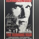 signed THE RUNNING MAN Movie Poster by 3 members of the Cast - includes COA