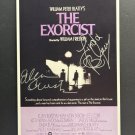 signed THE EXORCIST Movie Poster by 2 members of the Cast - includes COA signed THE EXORCIST Movie Poster by 2 members of the Cast - includes COA
