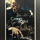 signed CASINO ROYALE Movie Poster by 3 members of the Cast - includes COA