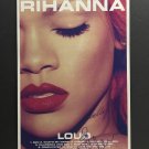 signed RIHANNA - LOUD Album Poster by Rihanna - includes COA