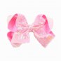 Sequin bows,sequin hair bows, large shiny bows for girls, 6 inch bows with clip