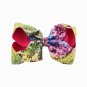 Sequin bows,sequin hair bows, large shiny bows for girls, 6 inch bows with clip