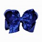 Sequin bows,sequin hair bows, large shiny bows for girls, 6 inch bows with clip