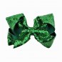 Sequin bows,sequin hair bows, large shiny bows for girls, 6 inch bows with clip