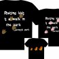 Personalized family matching shirt}"Jurassic park" mommy and dad and brothers and me