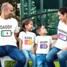 Personalized family matching shirts "Charging me up"