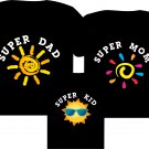 Personalized family matching shirts "Super family"