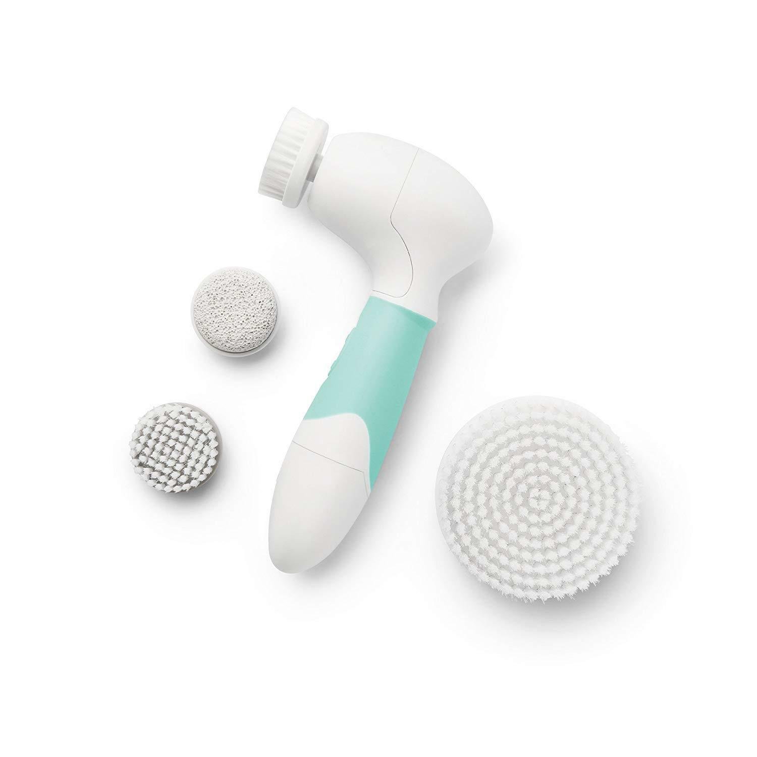 Vanity Planet Spin for Perfect Skin Face & Body Cleansing Brush, Bombshell Blue