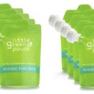 Little Green Pouch - 8 Reusable food pouches - 7oz ea
