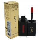 Vernis a Levres Vinyl Cream Lip Stain - # 406 Orange Electro by Yves Saint Laurent for Women - 0.18 