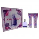 Halloween by J. Del Pozo for Women - 4 Pc Gift Set 3.4oz EDT Spray, 0.15oz EDT Splash, 5oz Body Loti
