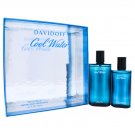 Cool Water by Zino Davidoff for Men - 2 Pc Gift Set 4.2oz EDT Spray, 2.5oz After Shave Splash