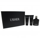 Usher by Usher for Men - 3 Pc Gift Set 3.4oz EDT Spray, 3.4oz Shower Gel, 3.4oz After shave Soother