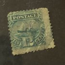 1869, 12c, SS Adriatic, green