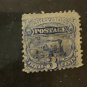 1869, 3 c, Locomotive Pictorial Stamp